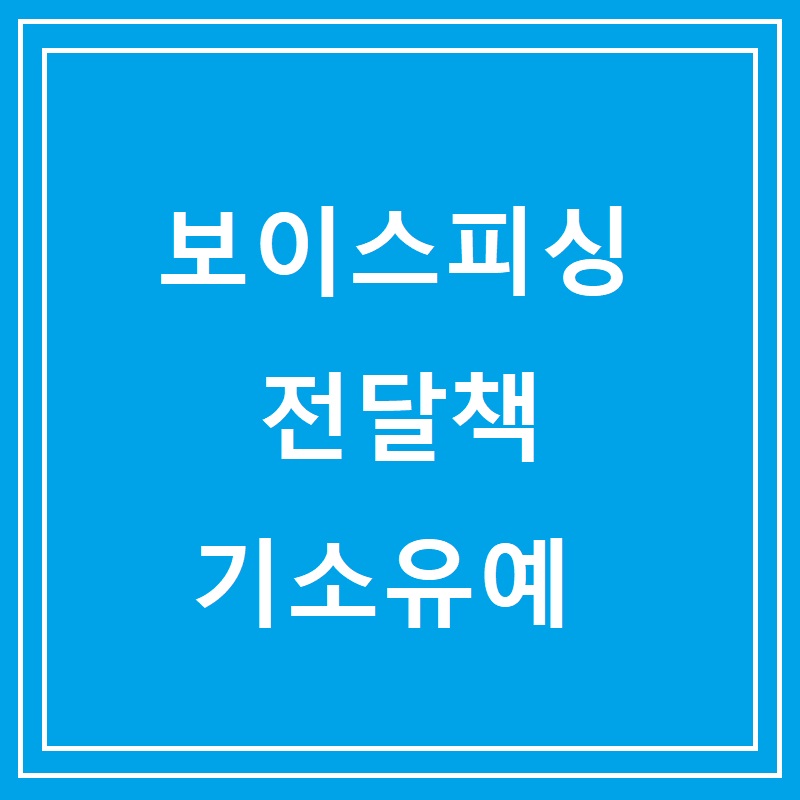 보이스피싱 전달책 기소유예